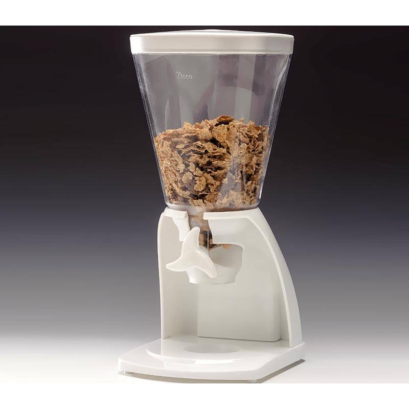 Zicco ZCP-694 Tek Hazneli Cornflakes Aleti, Polikarbon, Beyaz, 5.5 L, 25x21x47 cm - 1