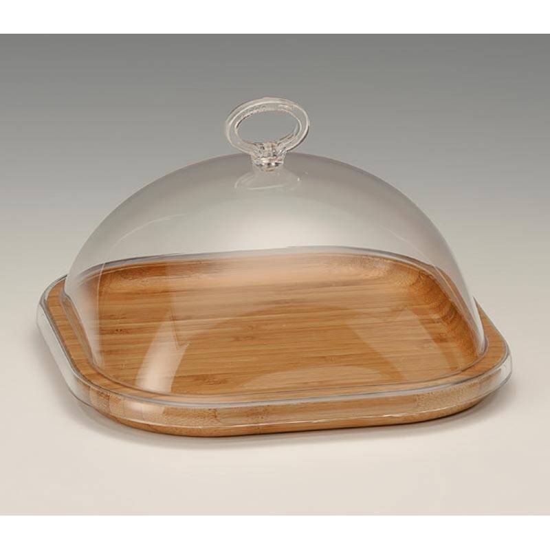 Zicco ZCP-695 Fanus, Akrilik Kapaklı, Ahşap Altlı, 21x21x13 cm - 1