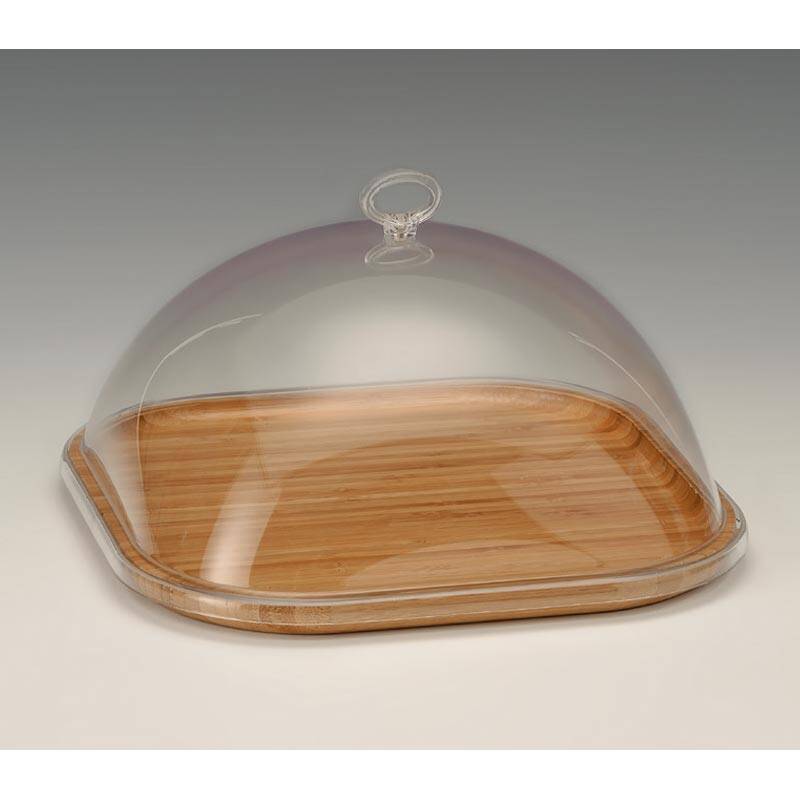 Zicco ZCP-696 Ahşap Tabanlı Fanus, Akrilik Kapaklı, 25x25 cm - 1