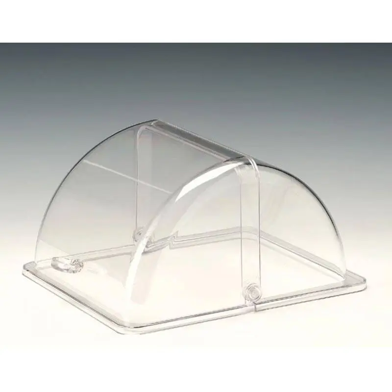 Zicco ZCP-708 Rolltop Kapak, Polikarbon, Şeffaf, GN 1/2, 27x33 cm - 1