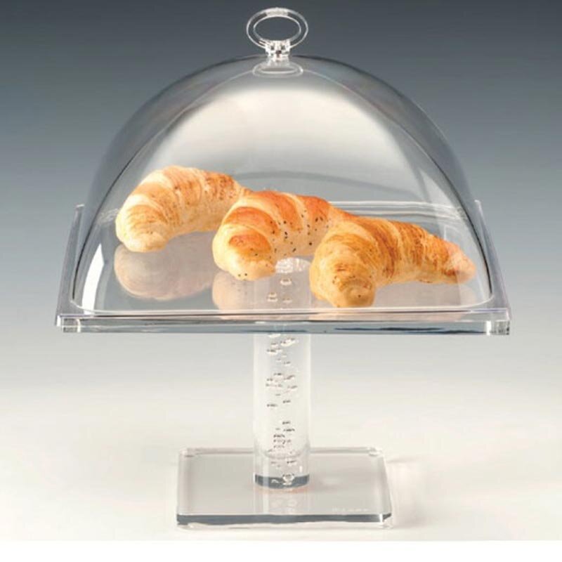 Zicco ZCP-732 Ayaklı Fanus, Polikarbon Kapaklı, Şeffaf, 29x29x30 cm - Zicco