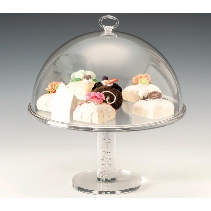 Zicco ZCP-733 Kapaklı Fanus, Polikarbon, Şeffaf, 32.5x32 cm - Zicco