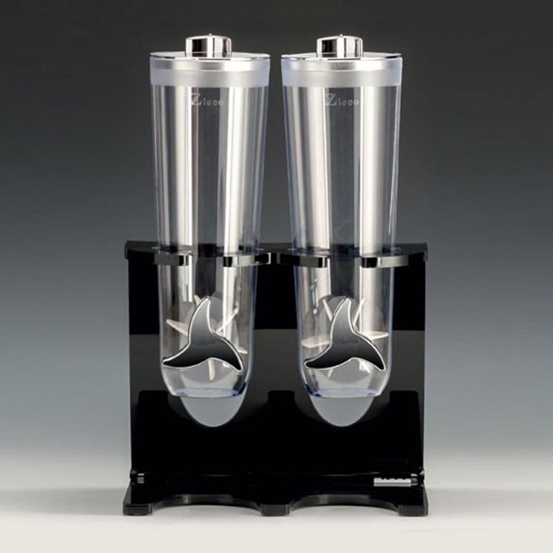 Zicco ZCP-738 Cornflakes Aleti, Standlı, 2'li Set, Siyah, 28x17x44 cm - Zicco