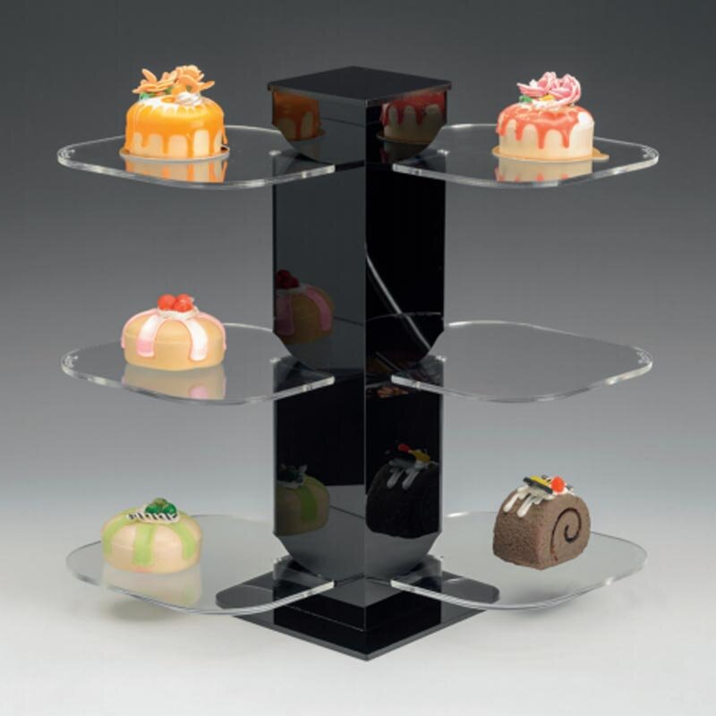 Zicco ZCP-761 Çok Amaçlı Teşhir Standı, Akrilik, Siyah, 45 cm - Zicco