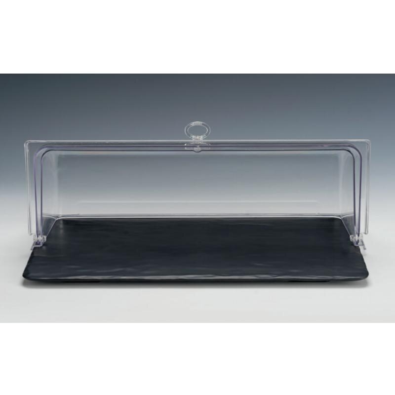 Zicco ZCP-769 Muhafaza Kabı, Polikarbon Rolltop Kapaklı, Siyah Melamin Altlı, GN 1/1, 32x52 cm - Zicco