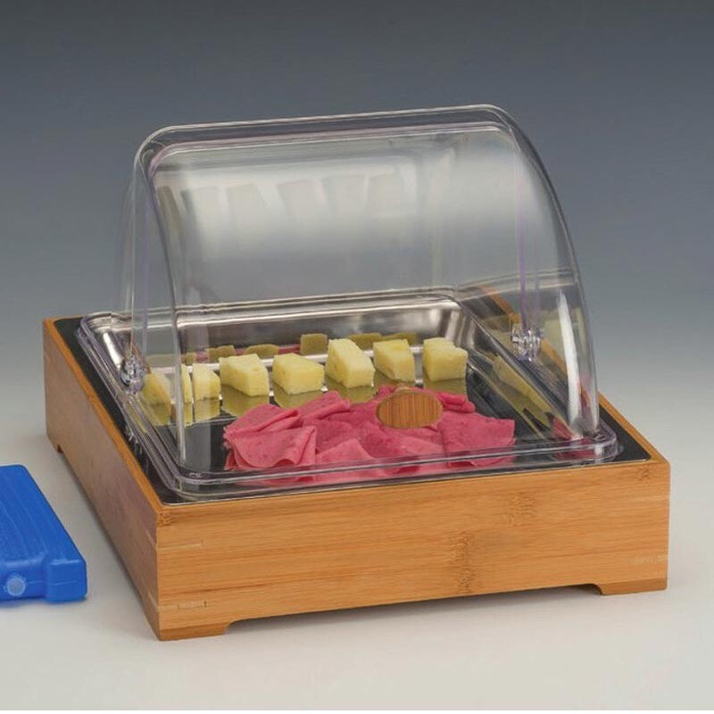 Zicco ZCP-771 Soğutuculu Polikarbon Açılır Roll Kapaklı, Sunum Standı, 30x36x h:25 cm - Zicco