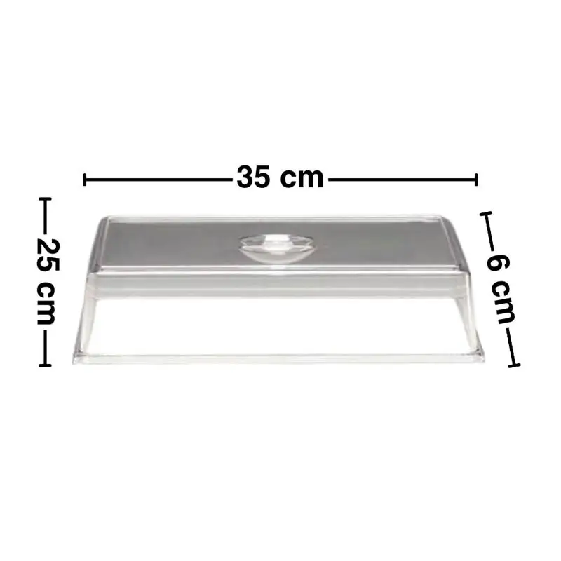 Zicco ZCP-780 Polikarbon Kapak, Şeffaf, 25x35x6 cm - Zicco (1)