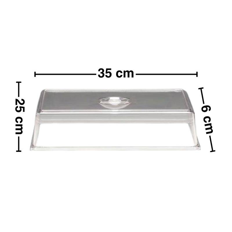 Zicco ZCP-780 Polikarbon Kapak, Şeffaf, 25x35x6 cm - 2