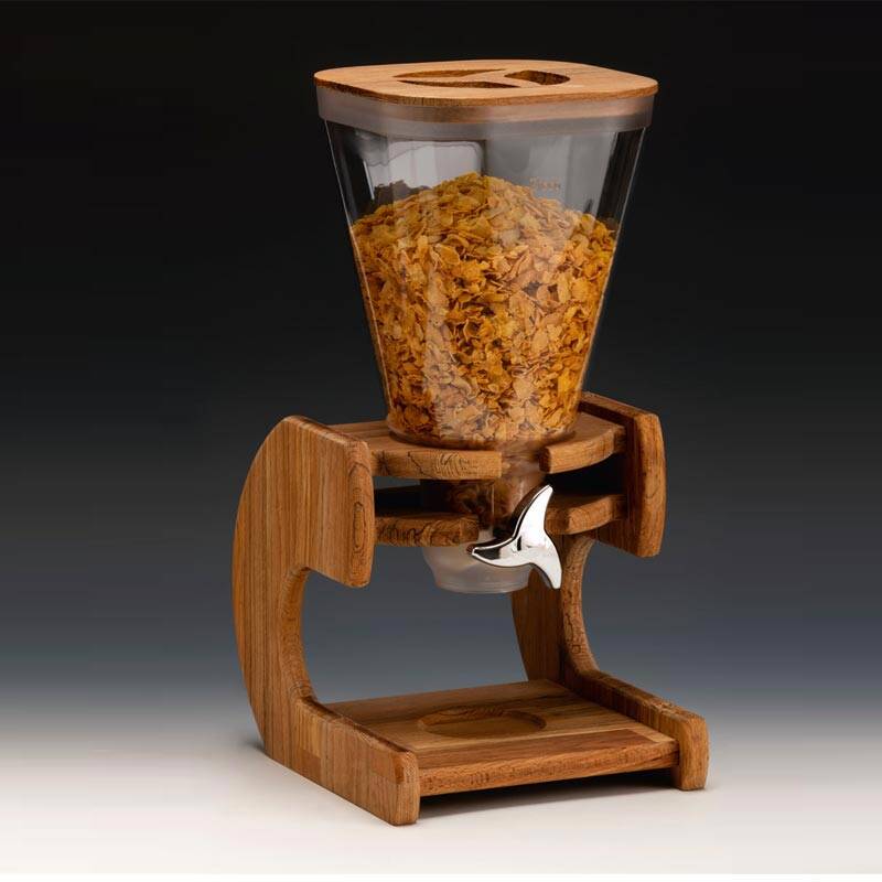 Zicco ZCP-782 Ahşap Standlı Cornflakes Makinesi, Tekli, 5.5 Lt, 23x30x48 cm - 1