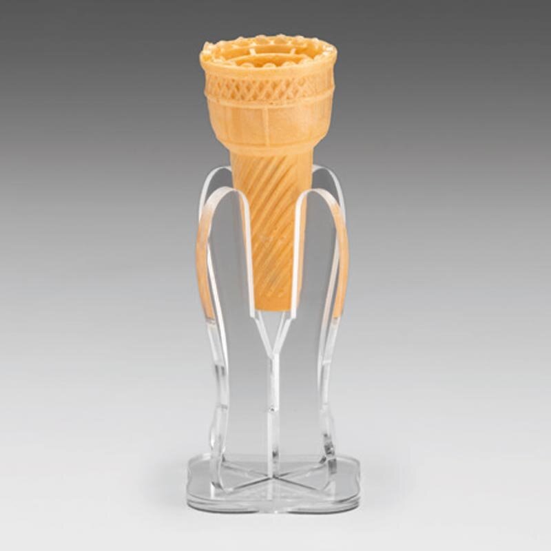 Zicco ZCP-804 Dondurma Servis Standı, Tekli, Akrilik, Şeffaf, 6x6x11 cm - Zicco