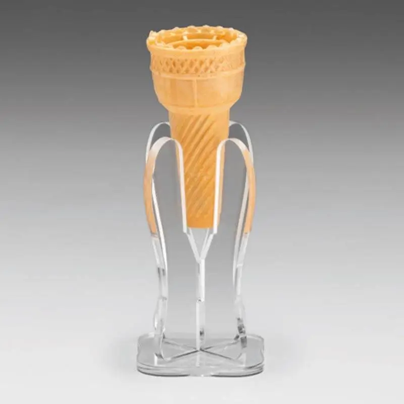 Zicco ZCP-804 Dondurma Servis Standı, Tekli, Akrilik, Şeffaf, 6x6x11 cm - 1