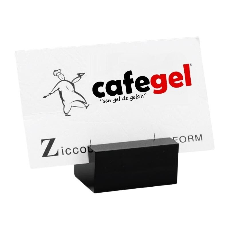 Zicco ZCP-813 Küçük Boy İsimlik, Akrilik, Siyah, 2.5x4 cm - Zicco