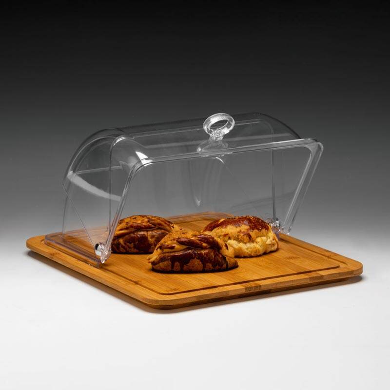 Zicco ZCP-816 Muhafaza Kabı, Bambu Tabanlı, Polikarbon Rolltop Kapaklı, 31x37x19 cm - 1