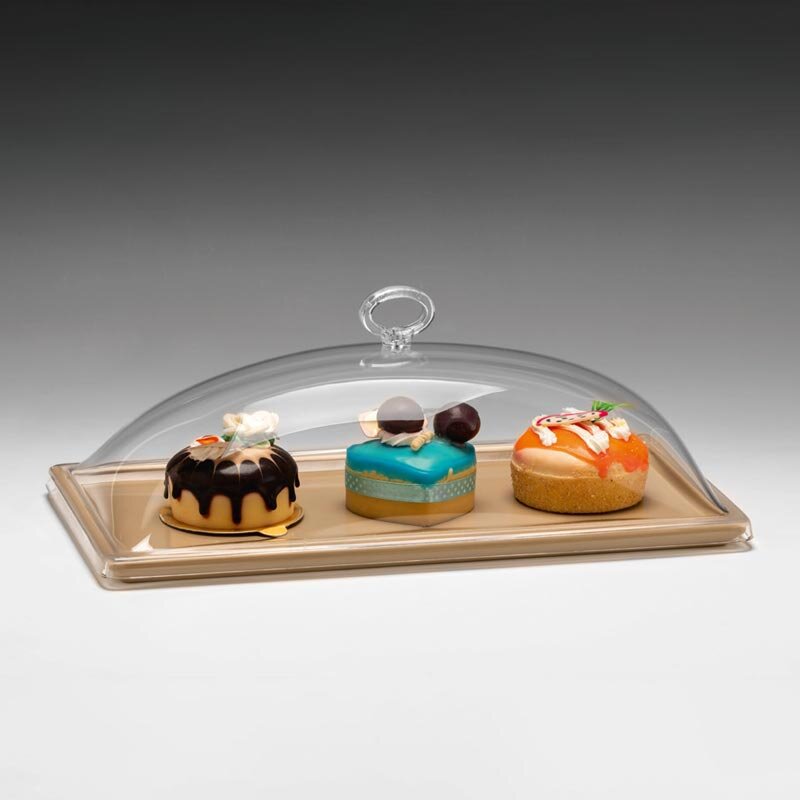 Zicco ZCP-820 Melamin Tabanlı Fanus, Akrilik Kapaklı, 18x35 cm - Zicco