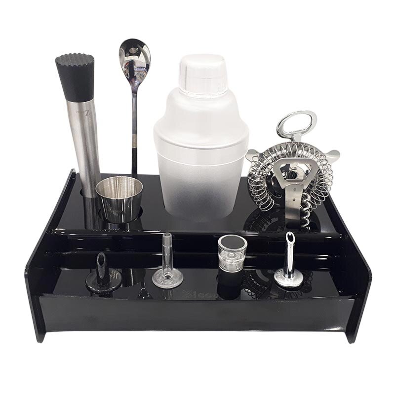 Zicco ZCP-836 Bar Kokteyl Seti, Barmenlere Özel, Polikarbon Shakerlı, 11 Parça - Zicco