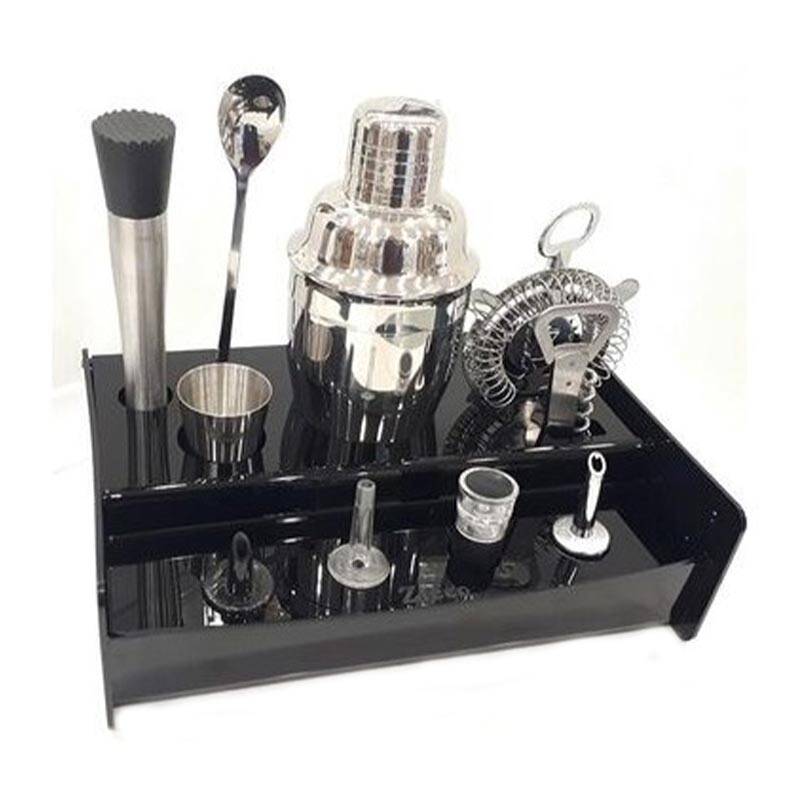 Zicco ZCP-837 Akrilik Bar Kokteyl Seti, Barmenlere Özel, 11 Parça - 1