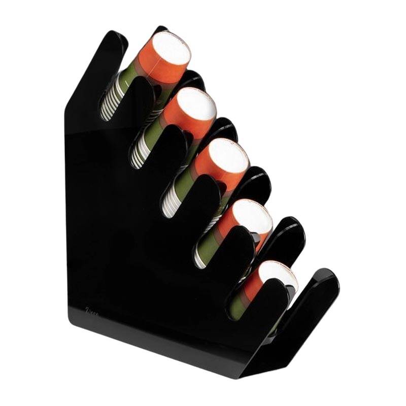 Zicco ZCP-847 Karton Bardak Standı, Akrilik, Siyah, 38.5x8x42 cm - 1