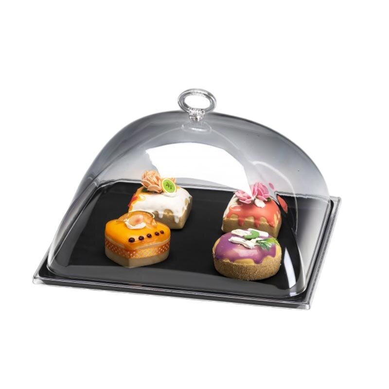 Zicco ZCP-862 Muhafaza Kabı, Polikarbon Kapaklı, Melamin Tabanlı, Siyah, 30x30 cm - Zicco