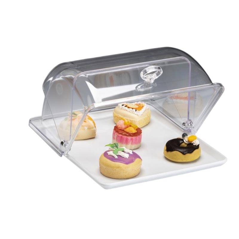 Zicco ZCP-863 Melamin Tabanlı Muhafaza Kabı, Polikarbon Rolltop Kapaklı, 27x33 cm - 1