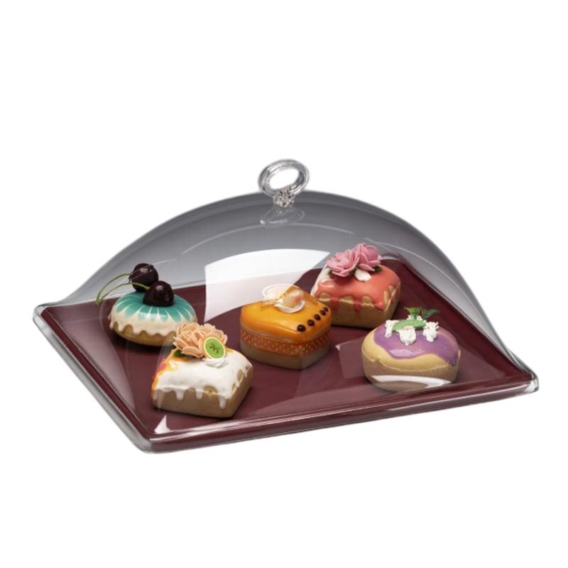 Zicco ZCP-864 Melamin Tabanlı Muhafaza Kabı, Akrilik Kapaklı, Kırmızı, 27x33 cm - Zicco