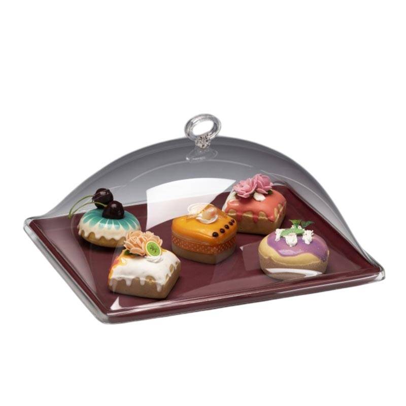 Zicco ZCP-864 Melamin Tabanlı Muhafaza Kabı, Akrilik Kapaklı, Kırmızı, 27x33 cm - 1