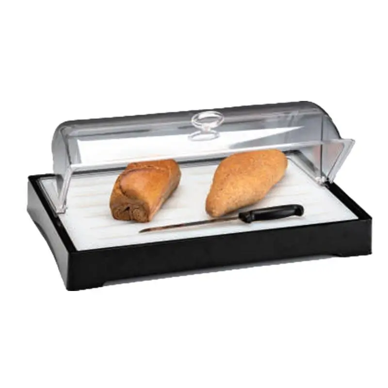 Zicco ZCP-868 Ekmek Kesme Tahtası, Rolltop Kapaklı, Siyah, 36x57 cm - 1
