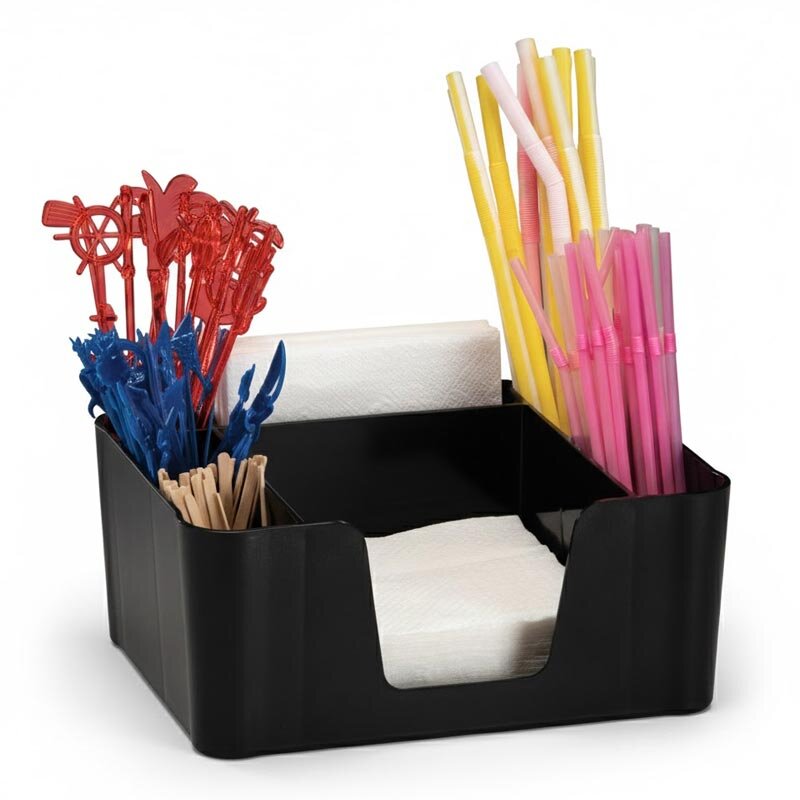 Zicco ZCP-870 Bar Pipetlik Peçetelik, Polikarbon, Siyah, 19.5x24.5x10.5 cm - Zicco