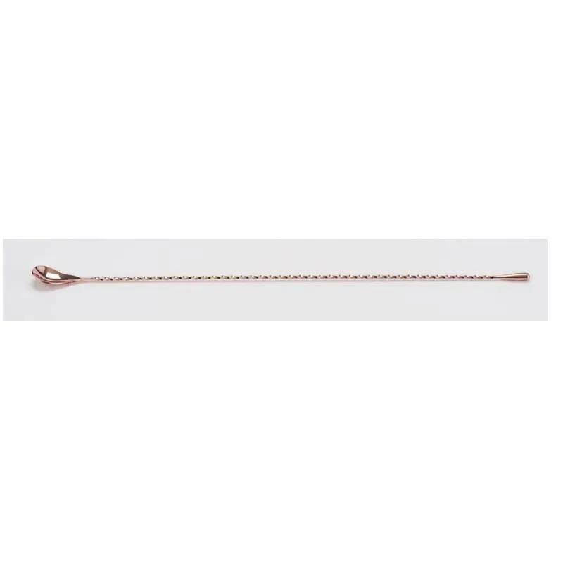 Zicco ZKB-280 Burgulu Bar Kaşığı, Bakır Kaplama, Barmenlere Özel, 50 cm - 1