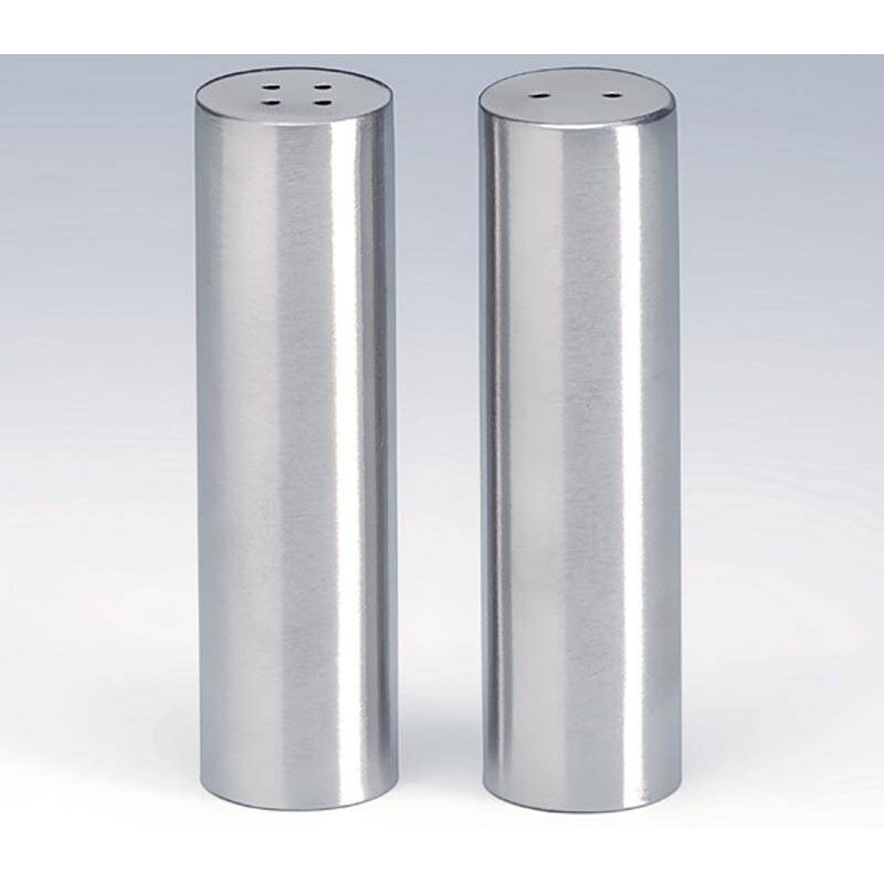 Zicco ZKC-088 Çelik Tuzluk Biberlik, Gümüş Renk, 9 cm - 1