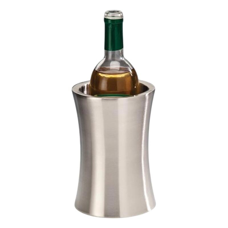 Zicco ZKC-121 Çift Çidarlı Soğuk Şişe Muhafaza, Çelik, Gümüş Renk, 13x19.5 cm - Zicco