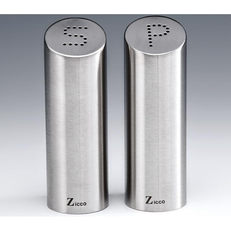 Zicco ZKC-212 Çelik Tuzluk Biberlik, Gümüş Renk, 10 cm - Zicco