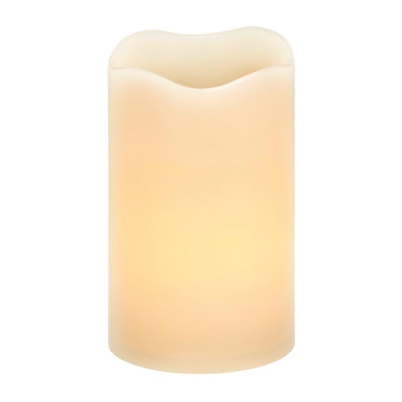 Zicco ZKK-750 Led Kandil, Dalgalı Yanma Efektli, Beyaz, 12 cm - Zicco