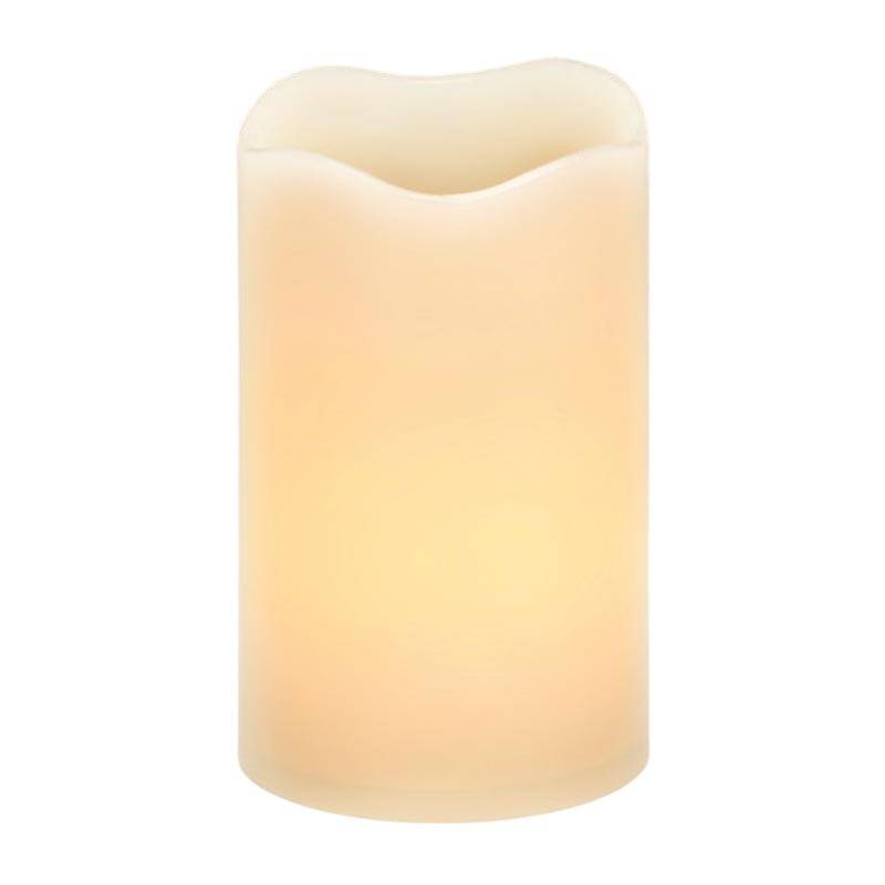 Zicco ZKK-750 Led Kandil, Dalgalı Yanma Efektli, Beyaz, 12 cm - 1